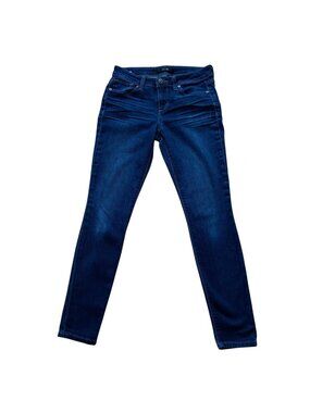 Joes Jeans Wilkins Skinny Ankle Low Rise Lightweight Stretch Dark Blue Women Siz